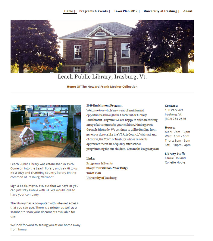 Leach Public Library, Irasburg, Vt